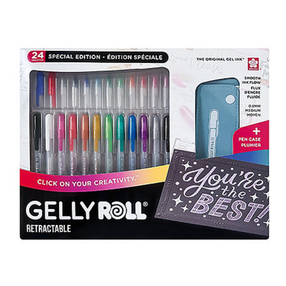 Sakura, Pen & Pencil Sets, Art & School, Gelly Roll, Retractable, Special Edition, 24 piece, Set, 915752